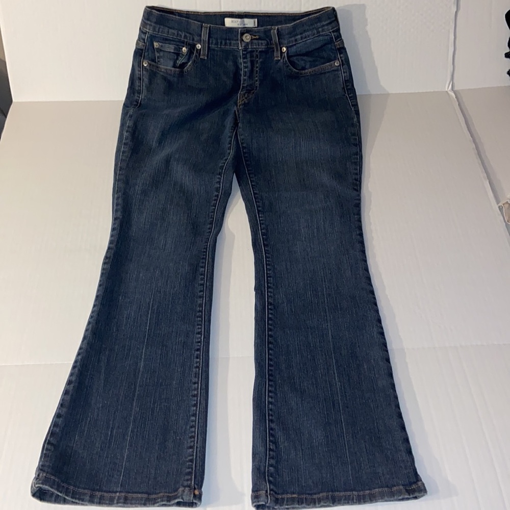 Levi’s 515 Women’s Bootcut Blue Jeans Size 6 Short - Picture 4 of 14